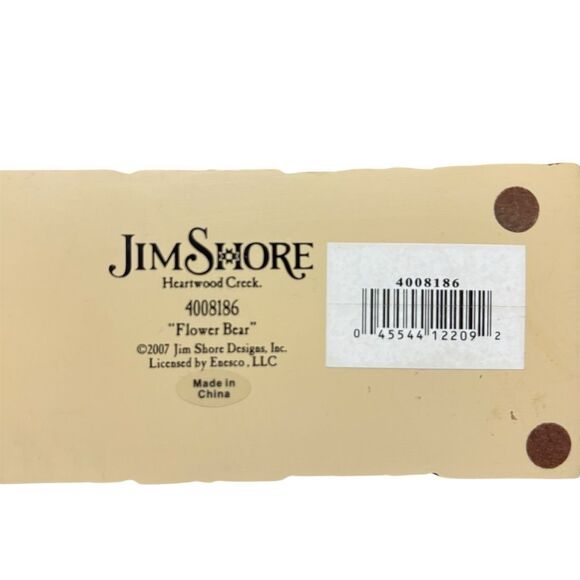 Jim‎ Shore Heartwood Creek Flower Bear Figurine with Wheelbarrow - Picture 5 of 5